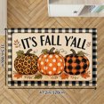 thumbnail image 2 of It S Fall Y All Pumpkins Soft Small Velvet Area Rugs Non Slip Indoor Floor Carpet for Living Room Bedroom Decor, 2 of 5