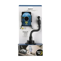 Nite Ize SUCH-01-R8 Squeeze Universal, Car iPhone, Samsung Galaxy Edge/Fold, Huawei, Google Pixel, Fits Virtually Any Phone Cup Holder Mount, Black