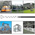 thumbnail image 3 of Heavy Duty Trampoline Anchor Kit, Ground Anchor Kit With 4 Hooks, 3 of 4