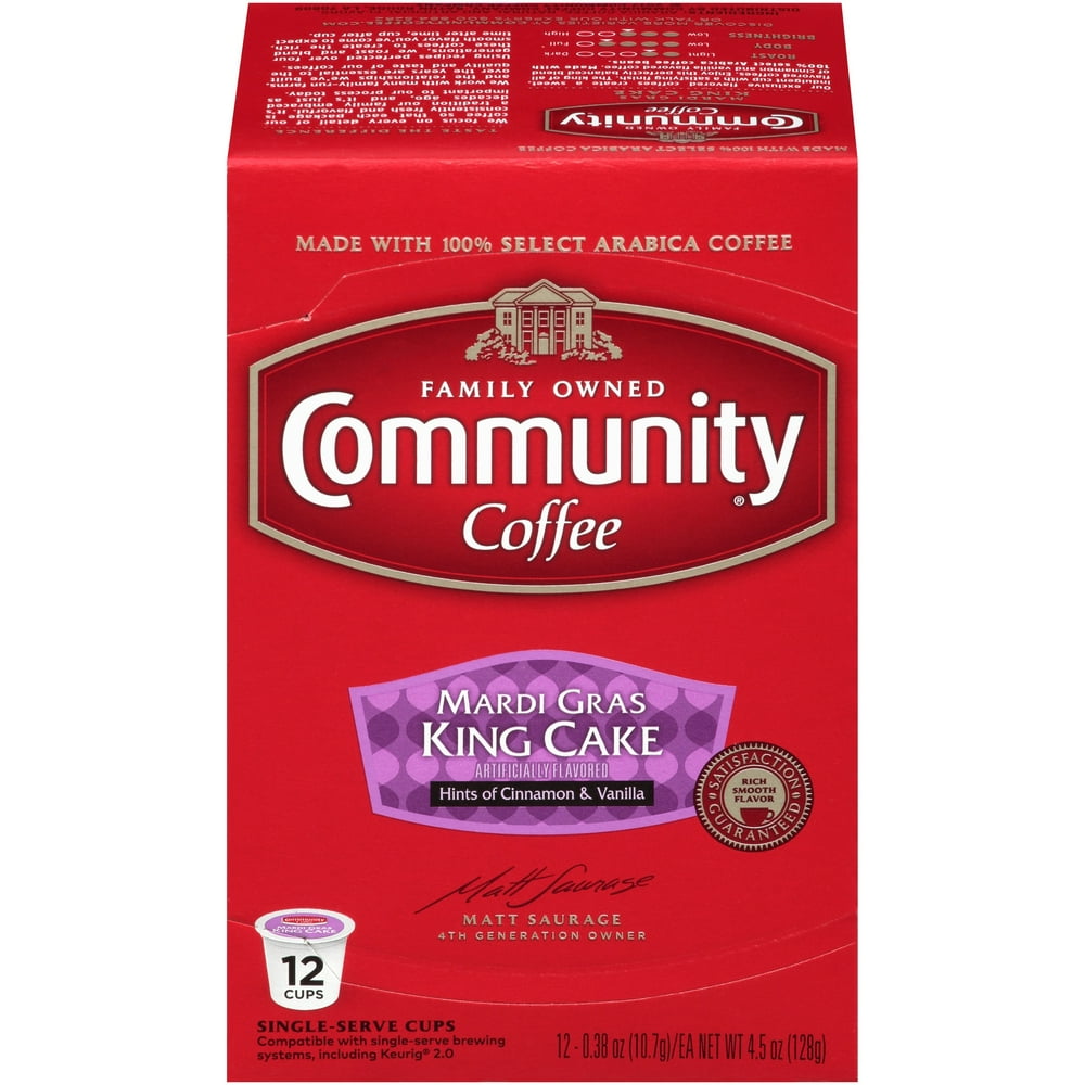 community coffee mardi gras k cups