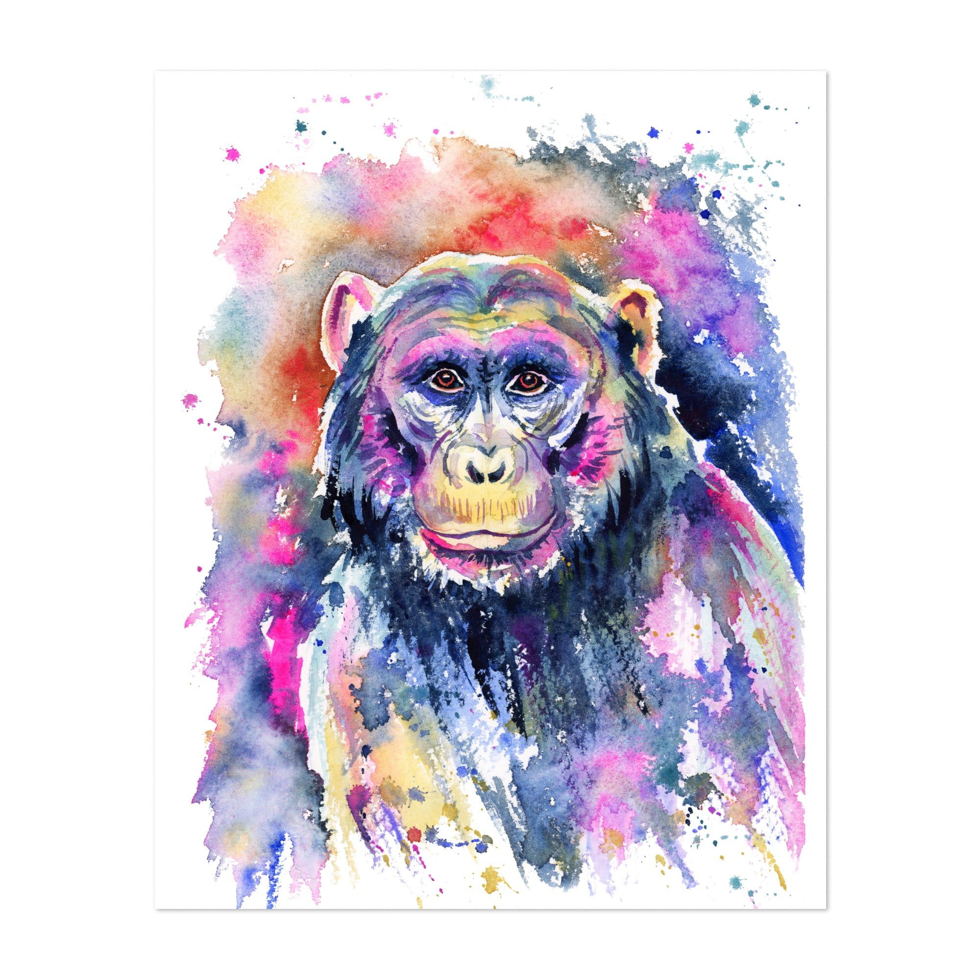 8x10 Chimpanzee Poster