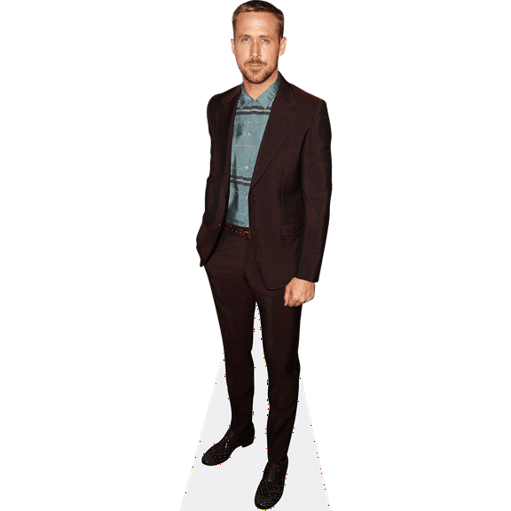 Ryan Gosling (Burgundy Suit) Lifesize Cardboard Cutout Standee