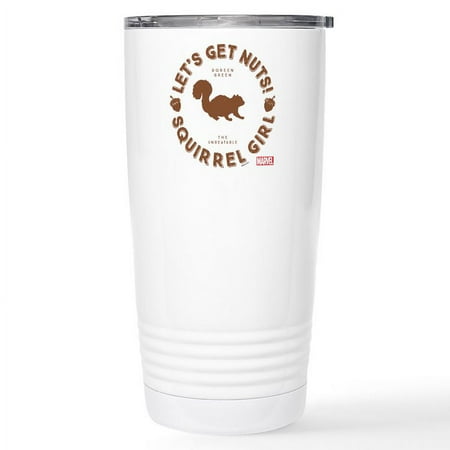 

CafePress - Squirrel Girl Let s Get Stainless Steel Travel Mug - Stainless Steel Travel Mug Insulated 20 oz. Coffee Tumbler