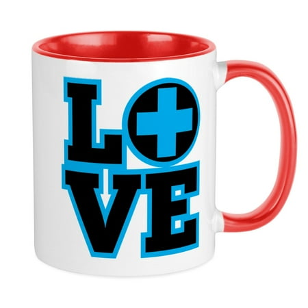 

CafePress - Nurses Love - Ceramic Coffee Tea Novelty Mug Cup 11 oz