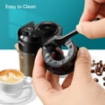 thumbnail image 4 of Wancle Burr Coffee Grinder - Electric Coffee Bean Grinder - Adjustable with 28 Settings - 2-12 Cups - Professional Electric Flat Burr Grinder (Plastic, Black), 4 of 7
