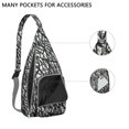 thumbnail image 4 of Geometric Harmony Sling Backpack - Balanced Abstract Pattern Shoulder Bag, Anti-Theft for City Life, 4 of 4