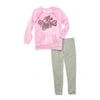 Flapdoodles girls 2pc Be Unique Top & Legging Set, 4, Pink