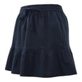 thumbnail image 4 of Falda George para Mujer Corta con Elástico y Jareta en Cintura Olan en Ruedo Negro Talla EG, 4 of 4