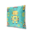 thumbnail image 3 of Yellow Robots Gears Cartoon Throw Pillow Covers Pillowcases 18 x 18 Inch Home Decor 2 Packs for Bedroom Sofa, 3 of 6