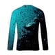 thumbnail image 4 of Amzcrzy - Sudadera Para Hombre, Estilo Casual, Con Estampado Deportivo, Manga Larga, Cuello Redondo, Color Azul Cielo, 4Xl, 4 of 5