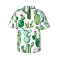 thumbnail image 3 of Goofa Cactus Plants1 Hawaiian Shirt for Men, Unisex Summer Beach Casual Short Sleeve Button Down Shirts,Aloha Tropical Floral print shirt-XX-Large, 3 of 9