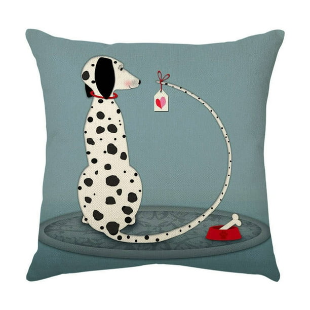 Funda de almohada Estilo de dibujos animados Funda de almohada de impresión digital de lino Wmkox8yii HFSH3379
