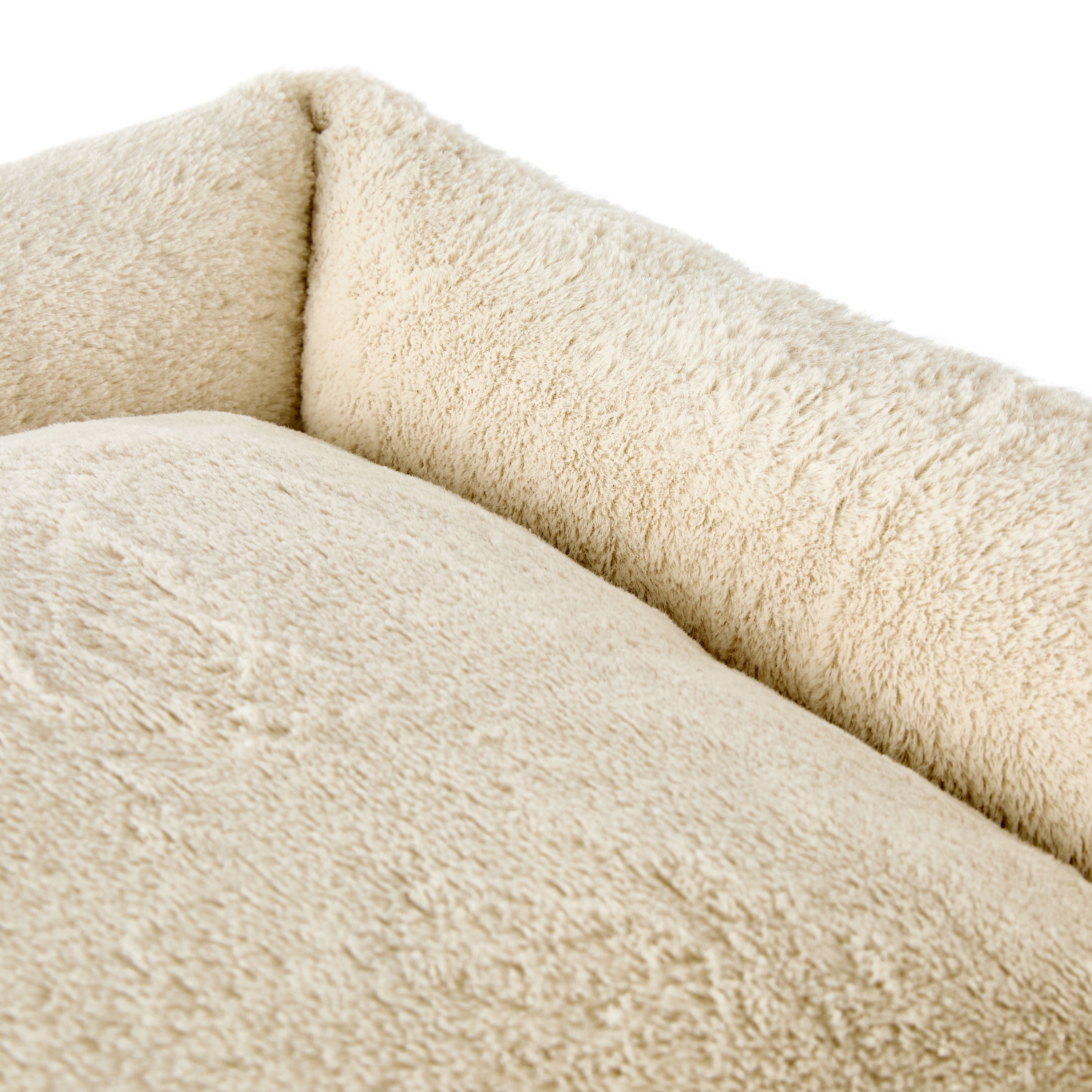 Vibrant Life Large Luxe Cuddler Dog Bed, Blue, 27" x 36"