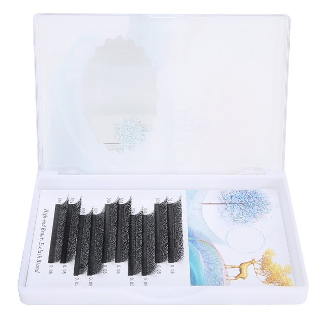 Pestañas Fáciles De Ventilar, Pestañas Postizas, Efecto Tridimensional Negro Estable Para Mujeres Para El Hogar ANGGREK 10 mm/0,39 pulgadas