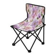 thumbnail image 2 of 600D Oxford Camping Chair Portable Foldable Chair Supports 220 lbs for Picnic, Fishing, Backpacking Lavender and Pink Flowers, 2 of 8