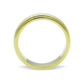 thumbnail image 3 of Gold Ion Plated Stainless Steel 316, 5.2 mm Wide Wedding Band Womens Size 5, 3 of 5