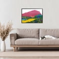 thumbnail image 2 of Stupell Industries The Pink Mountain Abstraction Black Framed Giclee Art design by Atelier Posters, 16 x 24, 2 of 8