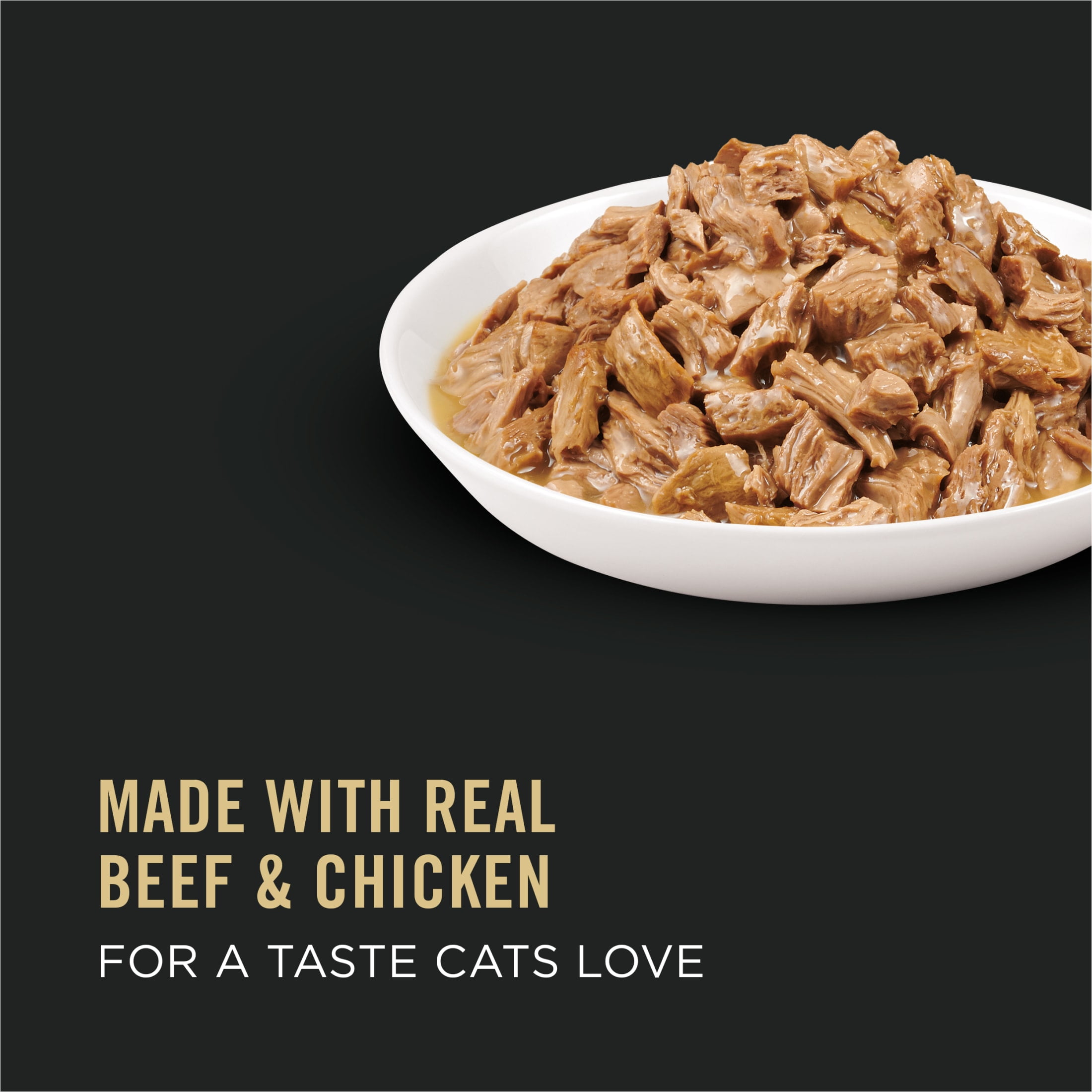 Purina Pro Plan Beef & Chicken Cat Food, 3 oz Cans (24 Pack)