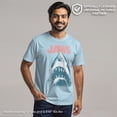 thumbnail image 2 of Men's Jaws Distressed Shark Poster  Graphic T-Shirt, 2 of 9