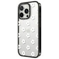 thumbnail image 5 of Compact 16 Pro Case [4 ft. 2X Military Grade Drop Protection/Slim/Lightweight] - Ditsy Daisies - White - Clear Black, 5 of 5