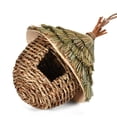thumbnail image 1 of Yesfashion Birds Hanging Grass Huts Charming Decorative Hummingbird Nest House for Garden Patio Lawn Decor, 1 of 9