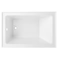 thumbnail image 6 of Vanity Art Acrylic Alcove Bathtub with 3 Side Tiling Flange, 48 x 32 inches Slip Resistant Surface 121-Degree Backrest Shower Tub, Reinforced Fiberglass Left Drain Soaking Tub, 6 of 9