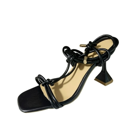 

Sandals Women Shoes for Women New Comfortable Hemp Rope Wedges With Light Bottom Nail Fish Mouth Sandals