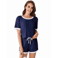 thumbnail image 2 of Traje de Corta con Bloques de Color Azul Marino M, 2 of 7