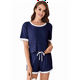 thumbnail image 2 of Traje de Corta con Bloques de Color Azul Marino M, 2 of 7