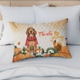 thumbnail image 4 of Happy Thanksgiving Bloodhound with Turkey Pumpkins Autumn Vibes Quilt Pillowcase Dog Lover Throw Pillow Cover Bed Home Decor - 12018, 4 of 5