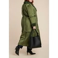 thumbnail image 2 of ELOQUII Women's Plus Size Long Sherpa Lined Coat, 2 of 2