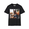 thumbnail image 5 of German Shepherd "I would rather be on the beach" Unisex Softstyle T-Shirt, 5 of 10