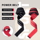 thumbnail image 2 of Envolturas de mano Correas elevadoras Guantes de gimnasia antideslizante Envolturas de mano Soporte de muñecas para entrenamiento elevador de peso 1 par, 2 of 5