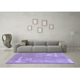 thumbnail image 3 of Ahgly Company Machine Washable Indoor Rectangle Abstract Blue Modern Area Rugs, 4' x 6', 3 of 4