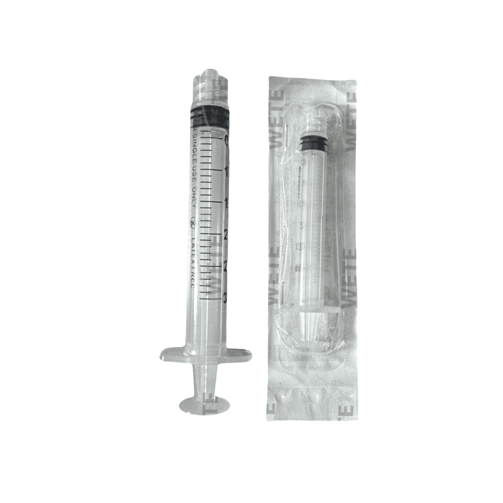 200pcs 3mL Syringe – Sterile, Luer Slip