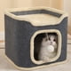 thumbnail image 5 of Cama para gatos, cueva grande para gatos, juguete de juego interactivo, suministros para mascotas, condominios en forma de cubo para gatos, casa Una sola capa, 5 of 6