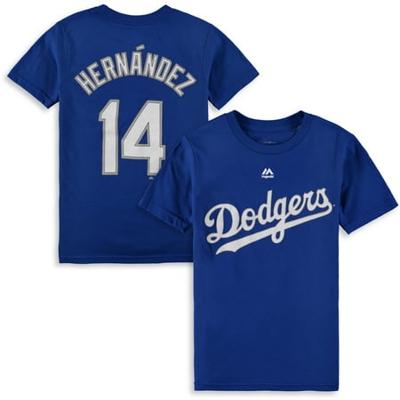 Enrique Hernandez Los Angeles Dodgers Majestic Youth Player Name & Number T-Shirt -