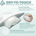 thumbnail image 3 of EVERLIT Super Absorbent Dressing for Wound Care | Nonstick Soft Surgical Gauze Pad for Heavily Exuding Wounds | Large Sterile Non-Adhesive Bandage for Fast Healing Wound Care | Pack of 10 (4" x 8"), 3 of 7