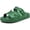 green, variant on Women's Comfortable EVA Sandals with Arch Support, Adjustable Buckle Summer Beach Slide Sandal