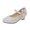 Silver, variant on breaise Girls Dress Shoes Low Heel Princess Flats Mary Jane Flower Wedding Party Glitter Shoes for Kids Toddler