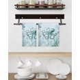 thumbnail image 3 of Coastal Octopus Kitchen Dish Towels for Drying Dishes Set of 2, Cyan Nautical Fish Shells Seaweeds Waffle Weave Microfiber Hand Tea Bathroom Towels Quick Dry & Absorbent Towel 15.7x23.6, 3 of 7