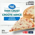 thumbnail image 1 of Great Value Thin Crust Cheese Pizza, 340 g, 1 of 4