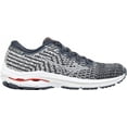 thumbnail image 2 of Mizuno Women's Wave Inspire 17 Waveknit™ Running Shoe, Size 6.5, India Ink-Lilac Hint (5366), 2 of 6