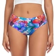 thumbnail image 1 of Balery Bright Flowers Ropa Interior de Algodón para Mujer con Dibujo – Braguitas Cómodas y Elásticas, Estilo Clásico-Large, 1 of 6