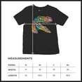 thumbnail image 5 of Tee Hunt Colorful Raptor Youth T-Shirt Dean Russo Neon Dinosaur Pattern Kids, 5 of 5