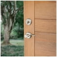 thumbnail image 4 of BALDWIN Prestige Nautica Single Cylinder Satin Nickel Door Handleset with Tobin Door Handle Featuring SmartKey Security, 4 of 7
