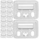 thumbnail image 4 of Clips de panel de pared de metal de 100 piezas para muebles de pared integrados muebles de la abrazadera de montaje en la pared de la pared clips de panel de pared de instalación, 4 of 8