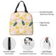 thumbnail image 4 of Easygdp Banana With Leaves Bolsa Térmica Premium - Tela Oxford Impermeable, Gran Capacidad, Bolsillo Frontal, Unisex para Trabajo, Escuela, Actividades al Aire Libre y Picnics, 4 of 8