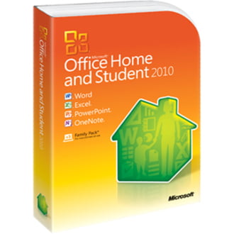Microsoft Office 2010 Home & Student, 32/64-bit, Complete Product, 3 ...