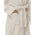 thumbnail image 3 of MOSHU Premium Robes for Women Super Soft Cozy Fleece Womens Robe Plush Long Bathrobe with Pockets, 3 of 8